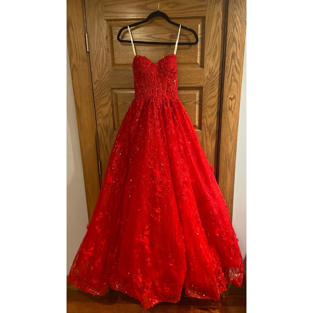 Sherri Hill Red Ballgown